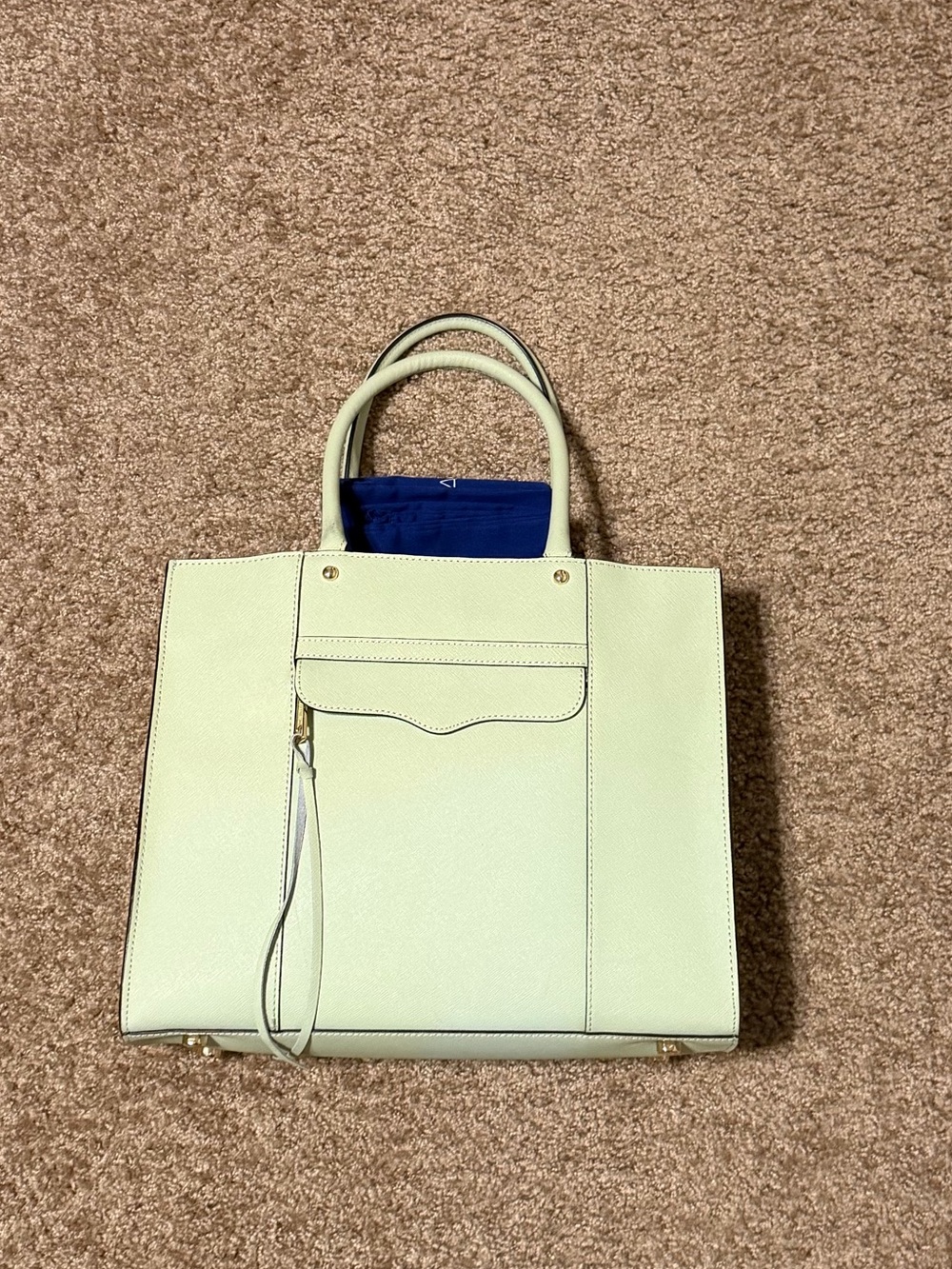 Rebecca Minkoff Mint Green Structured Tote